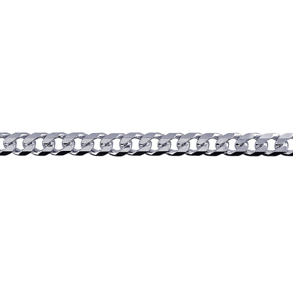 Diamond Bevelled Diamond Cut Curb Chain