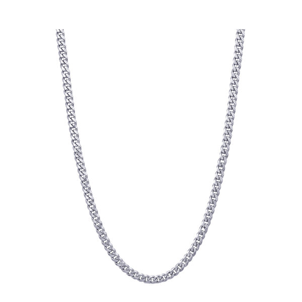 Sterling Silver Diamond Cut Curb Chain