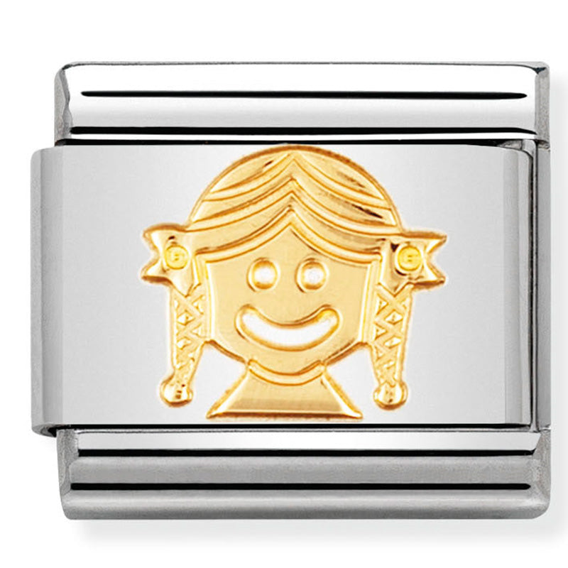 Classic Fun St/Steel And 18Ct Gold Girl