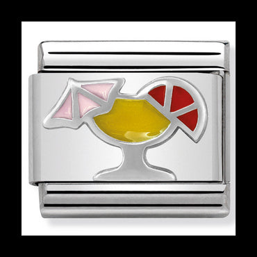 Classic Symbols St/Steel, Enamel & Silver 925