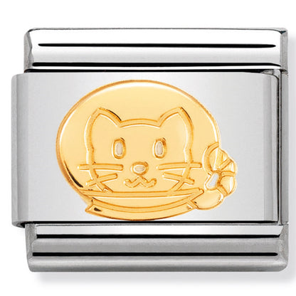 NOM-030161 11 COMP Classic FUN st/steel & 18ct gold (Astronaut Cat)