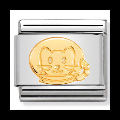 NOM-030161 11 COMP Classic FUN st/steel & 18ct gold (Astronaut Cat)