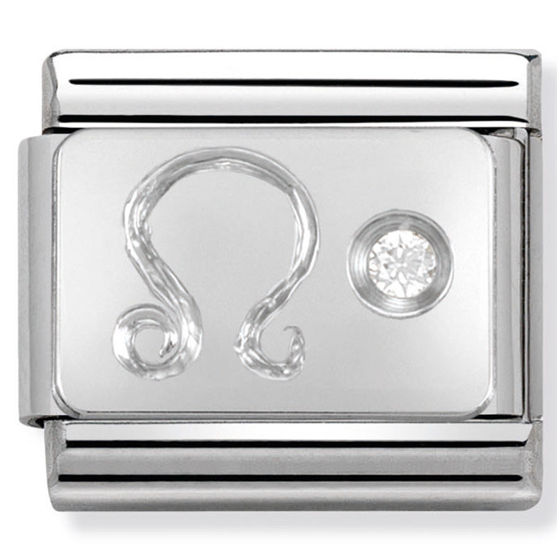 Nom-330302 03 Comp Classic Zodiac St/Steel, Cz & Silver 925 (Gemini)