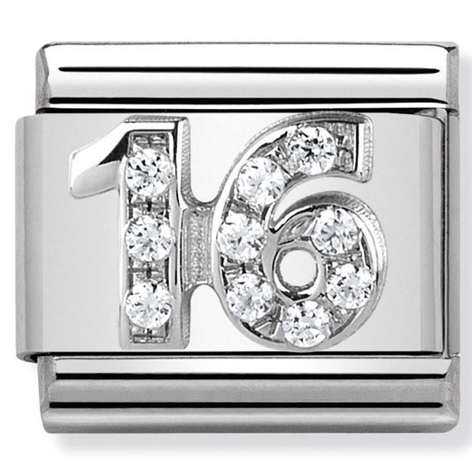 Nom-330304 17 Comp Classic Symbols St/Steel, Cz & Silver 925 (16)