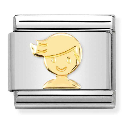 Nom-030162 72 Comp Classic Symbols St/Steel & 18Ct Gold (Boy)